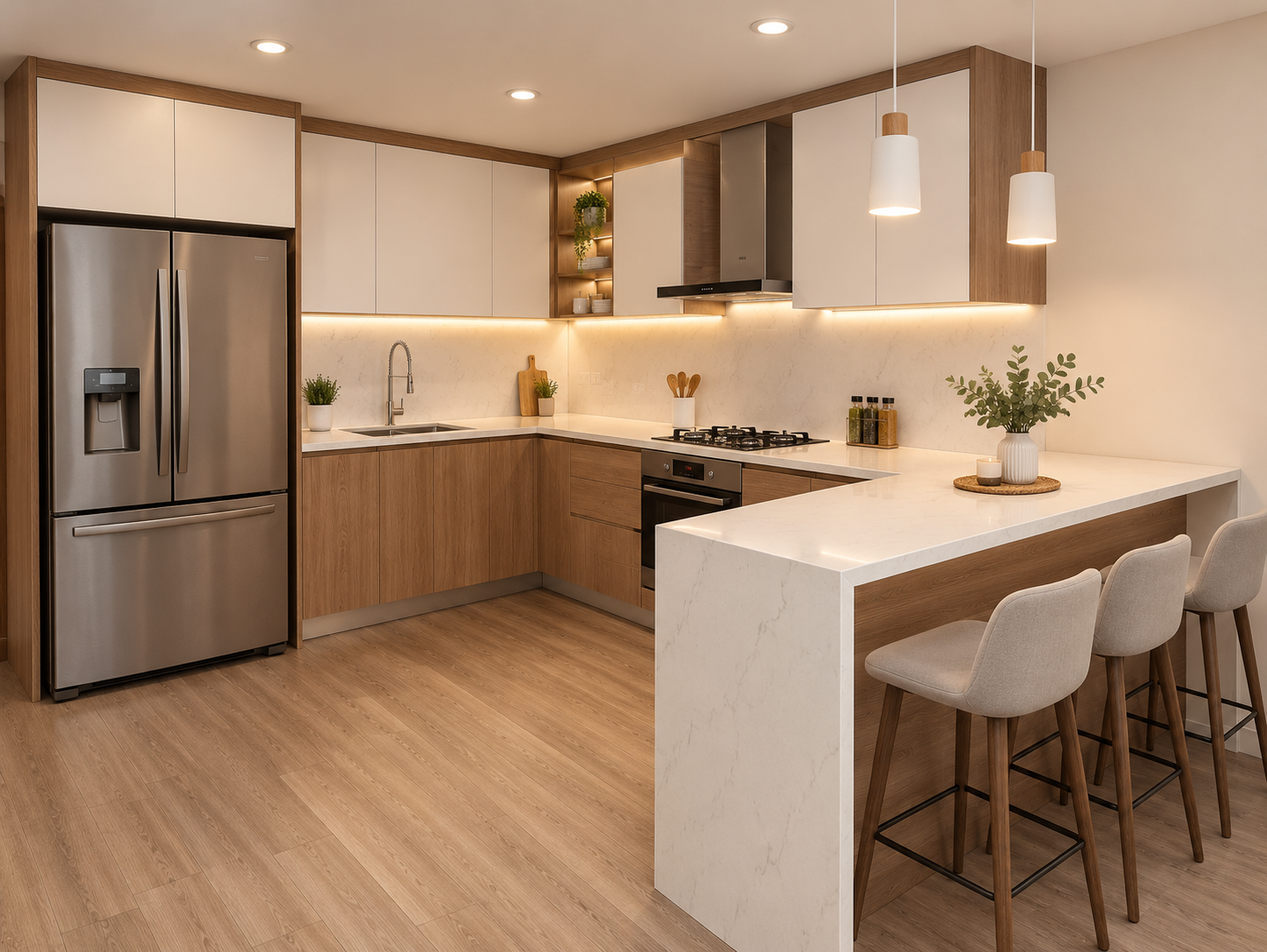 Render de la cocina