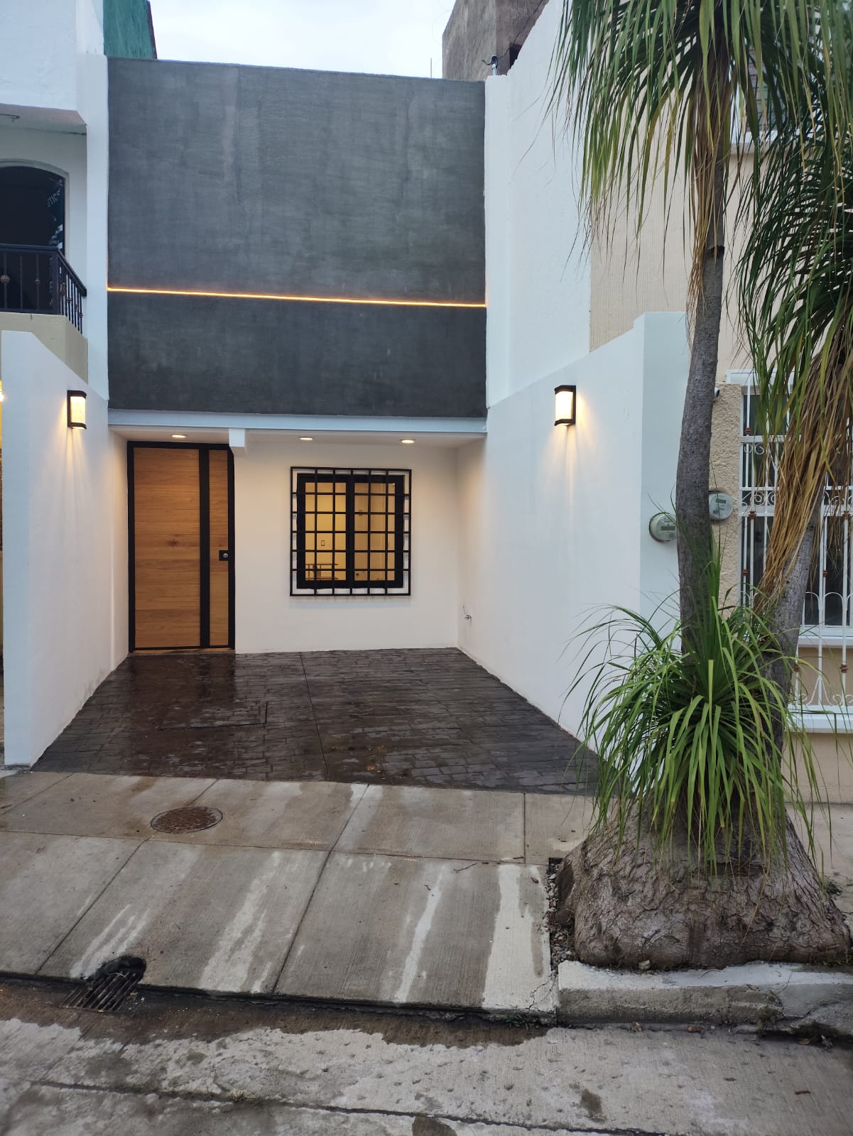 Fachada de la casa